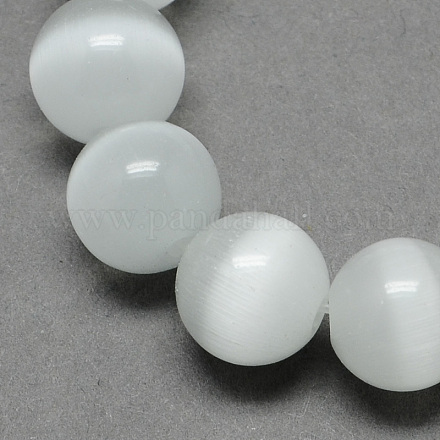 Chapelets de perles d'œil de chat CE-R002-12mm-05-1