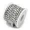 304 Stainless Steel Curb Chains Unwelded, with Spool, Stainless Steel Color, 9x6x2mm