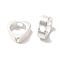 Brass Bead Frame, Lead Free & Cadmium Free, Heart, 925 Sterling Silver Plated, 7x7x2.5mm, Hole: 1.5mm