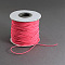 Round Elastic Cord, with Nylon Outside and Rubber Inside, Light Coral, 2mm, about 43.74 yards(40m)/roll