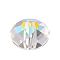 Preciosa® Crystal Beads, Czech Crystal, 451 19 002 Bellatrix, 00030 200 Crystal AB, 8mm, hole: 1.2mm