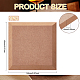 MDFウッドボード  セラミック粘土乾燥ボード  セラミック作成ツール  正方形  淡い茶色  14.9x14.9x1.5cm FIND-WH0110-664D-2
