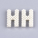 Handmade ABS Plastic Imitation Pearl Woven Beads FIND-T039-18-H-2