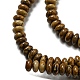 Chapelets de perles en jaspe avec images naturelles G-K343-C10-01-3