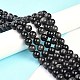 Natural Silver Obsidian Beads Strands G-D083-01A-4