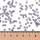 TOHOラウンドシードビーズ  日本製シードビーズ  艶消し  （567f）紫色の亜鉛メッキマット  8/0  3mm  穴：1mm  約10000個/ポンド SEED-TR08-0567F-4