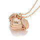 Alliage multi image photo coeur médaillon pendentif collier pour les femmes NJEW-M191-02KCG-2