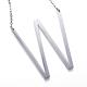 304 Stainless Steel Pendant Necklaces STAS-D162-12W-3