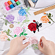 arricraft 9 Pairs Mixed Color Rose Flower Embroidered Applique Patches PATC-HY0001-13-3