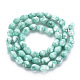 Cuisson opaque de perles de verre peintes EGLA-N006-007A-2