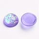Half Round Resin Imitation Opal Cabochons CRES-D029-16-2