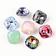 Faceted Square Glass Pointed Back Rhinestone Cabochons X-RGLA-E007-8mm-M-1