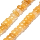 Natürlichen Topas Jade Perlen Stränge&nbsp;G-Q167-B13-01-1