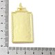 Подвеска из латуни микропаве с фианитами и эмалью KK-H458-02G-K02-3
