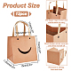Funny Craft Paper Handbags CARB-WH0018-02A-2