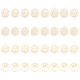 Chgcraft латунные филигранные плоские круглые подвески-соединители KKC-CA0001-08-1