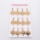 304 Stainless Steel Dangle Earrings EJEW-E172-13-4
