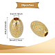 BENECREAT Pendant for jewellery making necklace KK-BC0007-87-RS-2