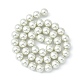 Hebras redondas de perlas de vidrio teñido ecológico HY-A002-10mm-RB009-3