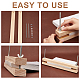 BENECREAT Wooden Bookbinding Press Large Press Bookbinder 15x1.5 Inch Flat Paper Press Machine Wood Form Factor Padding Press for Home DIY-WH0453-37-4
