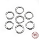 925 orecchini a cerchio in argento sterling rodiato X-STER-L057-077A-1