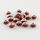 Mosaic Pattern Acrylic European Beads OPDL-R115-02-1
