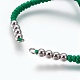 Fabrication de bracelets de perles tressées en nylon BJEW-F360-FP13-2