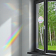 Gorgecraft 2 Stück 2 Stile Haustier-Regenbogen-Fensteraufkleber DIY-GF0007-64-5