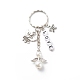 Valentine's day letter bead love and star with word just for you porte-clés KEYC-JKC00377-1