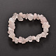 Pulseras elásticas de abalorios de piedras preciosas naturales BJEW-JB01823-05-1