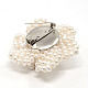 Elegant Mothers Day Gifts Flower Natural Pearl Brooches JEWB-M004-03-2