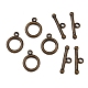 Fermagli in ottone a levetta&nbsp;KK-P141-01AB-4
