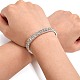 Cadeau le jour de la Saint-Valentin pour des bracelets de diamants petite amie de mariage X-B115-2-4