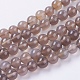 Chapelets de perles d'agate naturelle X-G-G583-10mm-08-1