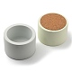 Fingerinspire 2pcs 2 couleurs tasses de bougie en ciment AJEW-FG0001-93B-2
