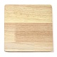 Квадратная деревянная доска для вязания крючком DIY-XCP0002-76-2