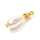 Ciondoli di perle di vetro PALLOY-JF00902-3