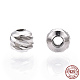 925 perline in argento sterling placcato rodio STER-T004-78P-2.5mm-1