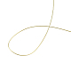 ラウンドクラフト銅線  ニッケルフリー  ゴールドカラー  0.3mm  約82.02フィート（25m）/ロール X-CW0.3mm007-4