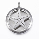 316 Surgical Stainless Steel Diffuser Locket Pendants STAS-H404-04-1