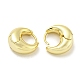 Pendientes de aro de latón&nbsp;EJEW-L211-010L-G-2