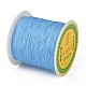 編み込みナイロン糸  ビーズジュエリー作りのための中国結びコードビーズコード  ライトスカイブルー  0.5mm  約150ヤード/ロール NWIR-R006-0.5mm-365-2