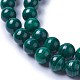 Synthetic Malachite Beads Strands G-F627-09-C-3