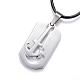 PU Leather Cord Pendant Necklaces NJEW-N0072-09-4