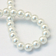 Cuisson peint perles de verre brins de perles rondes HY-Q003-10mm-01-4