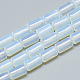 Brins de perles de verre opalite G-T078-16-1