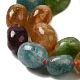 Chapelets de perles en jade de malaisie naturelle G-I283-H02-02-4