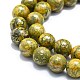 Brins de perles de réalgar naturel G-K245-A06-04-3