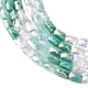 Chapelets de perles en verre électroplaqué&nbsp;EGLA-D300-05-18-3