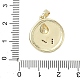 Латунные микро проложить кубического циркония подвески KK-K368-05A-02-3